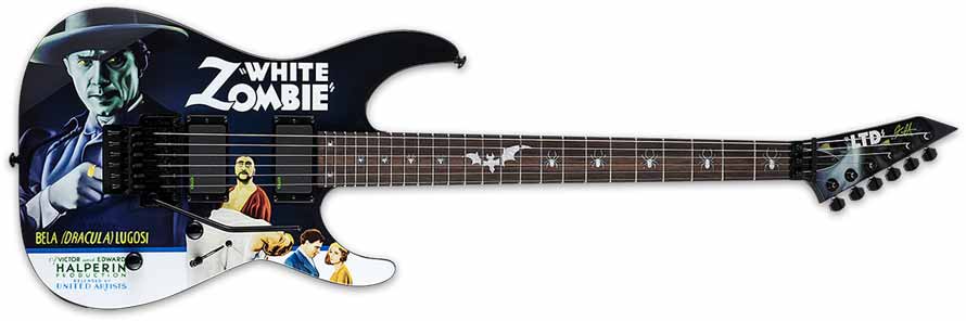ESP LTD KIRK HAMMETT WHITE ZOMBIE